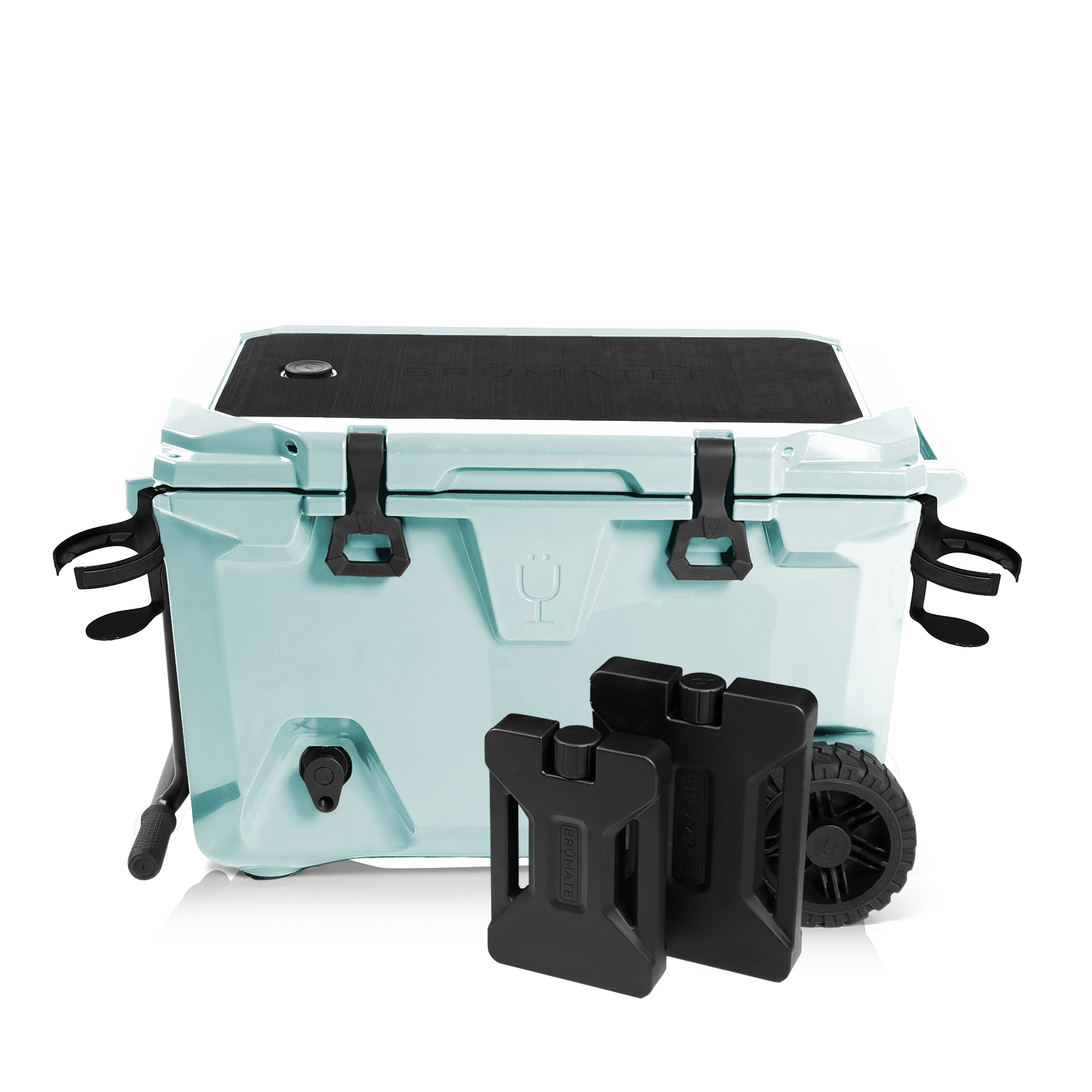 Br Tank 55-Quart Double Drink Holder Cooler Bundle | Blue Agave